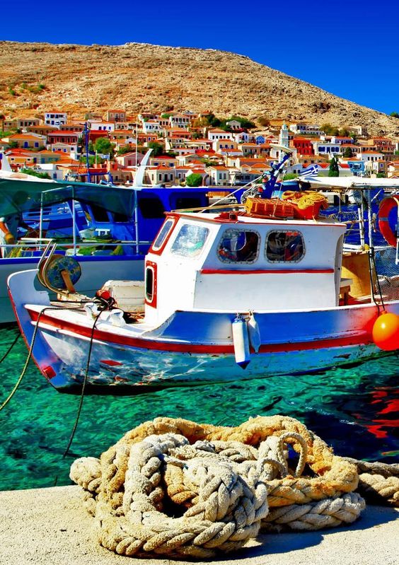 The colorful island of Chalki