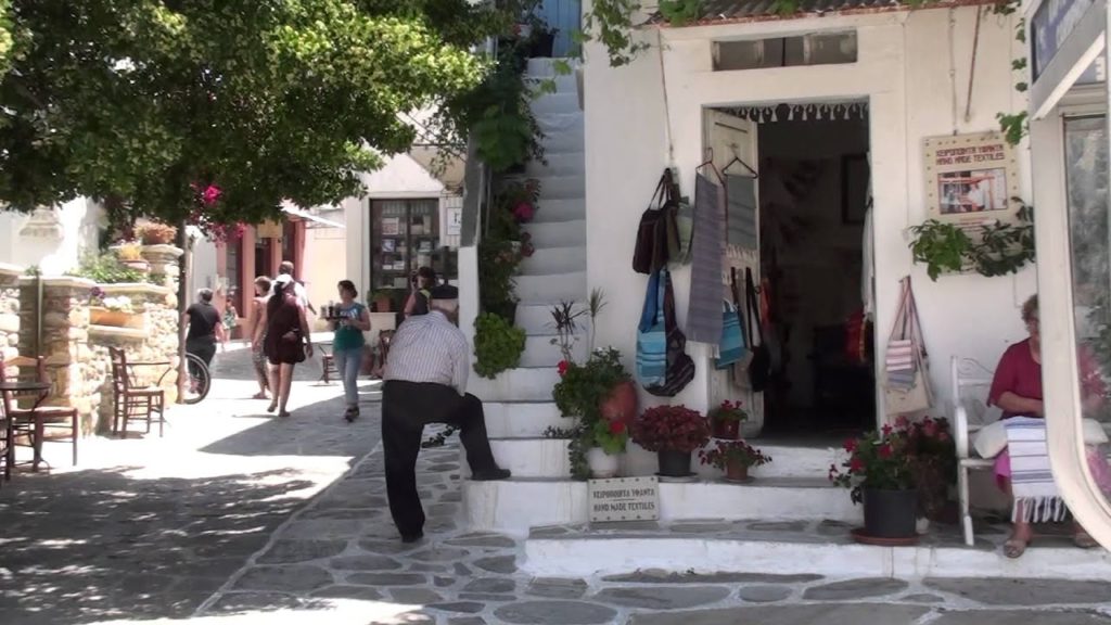 Street life of Naxos